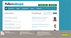 Desktop Screenshot of pallontallaajat.net
